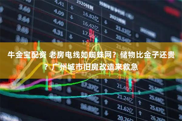 牛金宝配资 老房电线如蜘蛛网？储物比金子还贵？广州城市旧房改造来救急