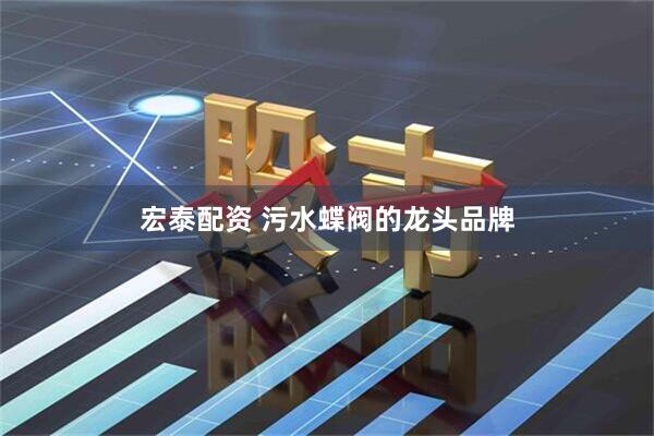 宏泰配资 污水蝶阀的龙头品牌