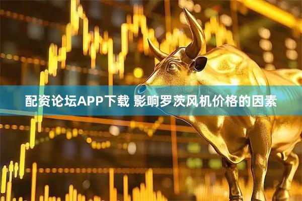 配资论坛APP下载 影响罗茨风机价格的因素