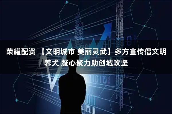 荣耀配资 【文明城市 美丽灵武】多方宣传倡文明养犬 凝心聚力助创城攻坚